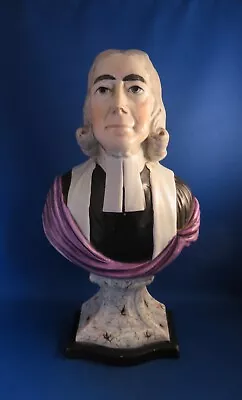 Buy Antique 19thc Enoch Wood Pearlware Bust Of The Rev.john Wesley C1820- Methodist • 185£