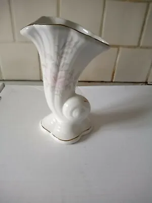Buy Maryleigh Pottery Staffordshire Cornucopia Horn Shell Vase 18cm • 10£
