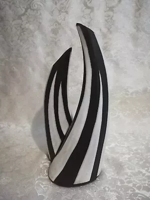 Buy VTG Double Tusk Vase By Marianne Starck For Michael Andersen, Negro Series • 35£