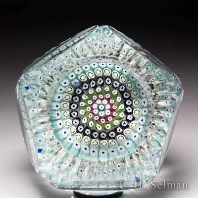 Buy Whitefriars 1971 Close Concentric Faceted Glass Paperweight • 198.04£