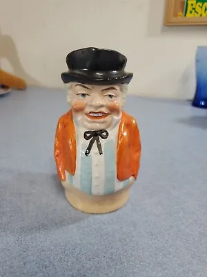 Buy Vintage Toby Jug - Man With Blue And White Striped Waistcoat 6.5 In High • 19.21£
