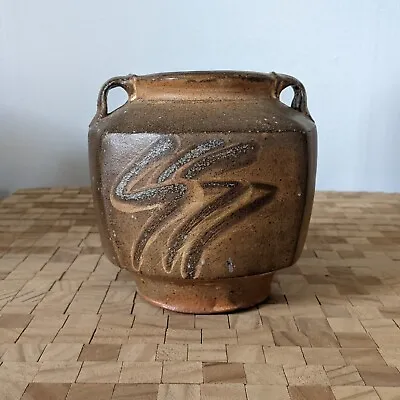 Buy Roger Jamison Anagama Wood Fired Vase - Studio Art Pottery Georgia • 96.30£