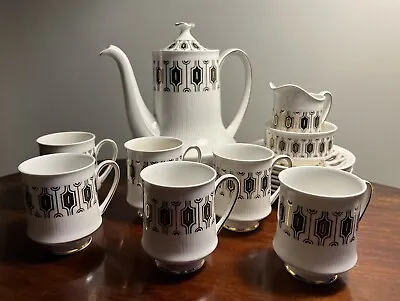 Buy Complete 15-piece Fine Bone China Coffee Set For Six Persons: Paragon 'Symmetra' • 55£