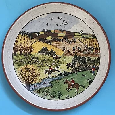 Buy PURBECK POTTERY  Decorative Plate Diameter 18 Cm Countryside Scene Excellent Con • 11.99£