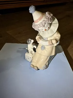 Buy Lladro Clown With Puppy & Concertina Figurine # 5279 • 40£