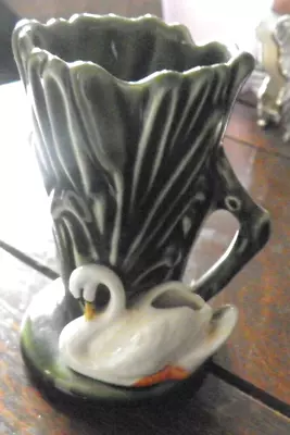 Buy Vintage Sylvac Green Handled Swan Vase 4385: : 4  (10 Cm) Vgc • 6.50£