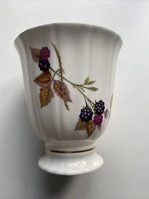 Buy 1974 Royal Worcester Vintage Fine Bone China Arden Fruit Berries Rare Vase Cup • 12£