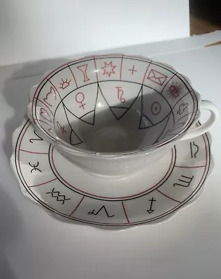 Buy ROYAL ALBERT Astrology Horoscope Star Sign Tea Cup Saucer Fortune Teller Scallop • 33£