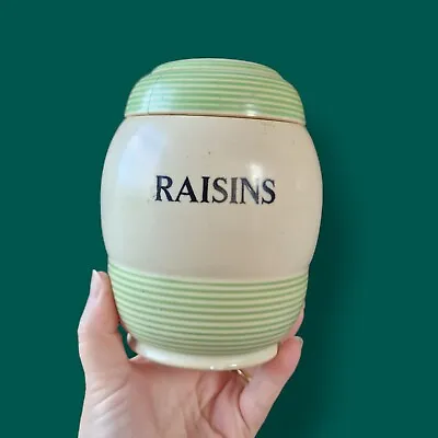 Buy T G Green Streamline Raisins Jar With Lid • 25£