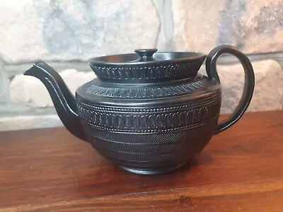 Buy Antique Staffordshire Basalt Black Teapot • 20£