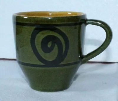 Buy Brixham Devon Studio Pottery Retro Design Coffee Cup • 12£