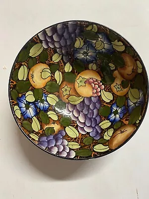 Buy Bursley Ware England - Floral Art Fruit Bowl - Charlotte Rhead Design • 126.46£