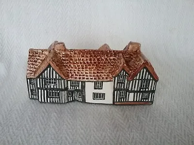 Buy Vintage Tey Pottery Norfolk The Swan Inn Lavenham Britain In Miniature House • 20£