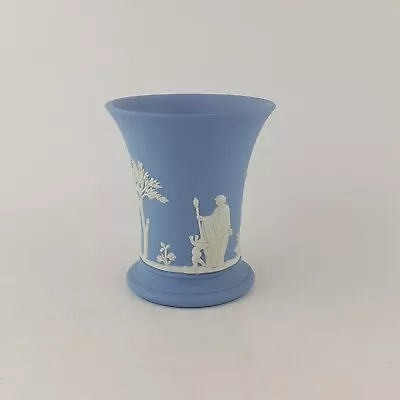 Buy Wedgwood Blue Jasperware Small Posy Vase - 8089 WD • 18£