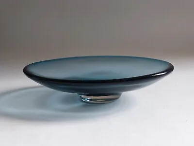 Buy Whitefriars Glass Vintage 9663 Indigo Bowl. Geoffrey Baxter 1960's • 40£