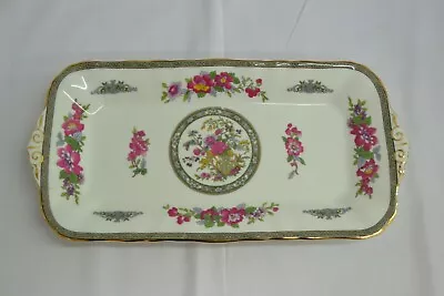 Buy Paragon White Bone China Floral Pattern Rectangle Serving Plate #EAS • 9.99£