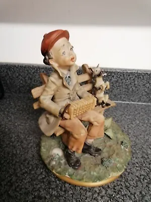 Buy Capodimonte Figurine Large Boy With Dog Large Made In Italy Collectable Rare  • 37.95£