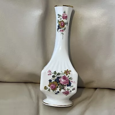 Buy Crown Staffordshire Fine Bone China Floral Small Decorative Vase  • 11£