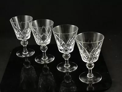 Buy 4 Cut Crystal Wine Glasses Good Quality Glass • 10£