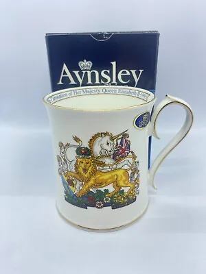 Buy Aynsley Bone China Mug - 40th Jubilee - Queen Elizabeth II - 1993 • 15£