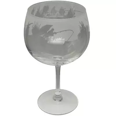 Buy Animo Glass Fishing Engraved Gin Balloon Large Copa Glass Glassware Gift Box • 21.99£