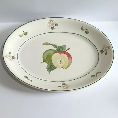Buy Keltcraft Noritake Ireland Apple Crisp Serving Platter - Cottagecore Oval Plate • 9.95£