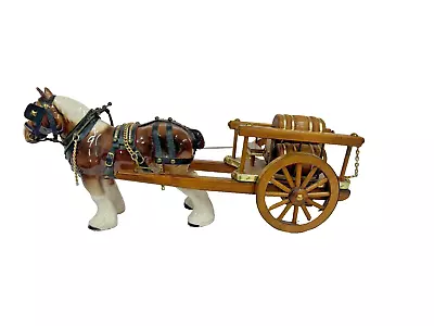 Buy Vintage Collectible Melba Ware Ceramic Shire Horse & Cart Ornament  • 12.99£
