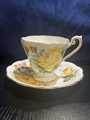 Buy Royal Standard Roses Of Picardy Bone China Cup And Saucer • 3.99£