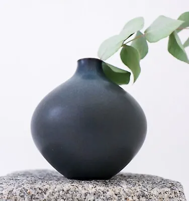 Buy Stig Lindberg Blue Ceramic Vase - Gustavsberg Studio - Mid 20th Century • 520.27£