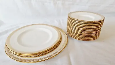 Buy Wedgwood Geometric Edge Plates & Saucers. (Pre-owned). • 9.99£