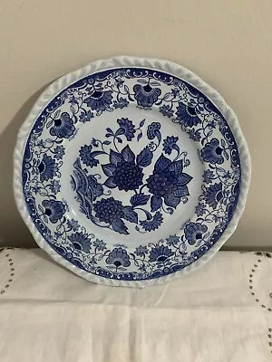 Buy Vintage Adams Ironstone Blue Butterfly Side Plate 21cm  • 10.99£