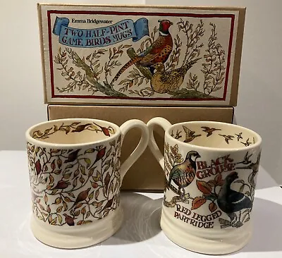 Buy Emma Bridgewater Two Half Pint Game Birds Mug Set BOXED New 1st RARE  • 42.99£