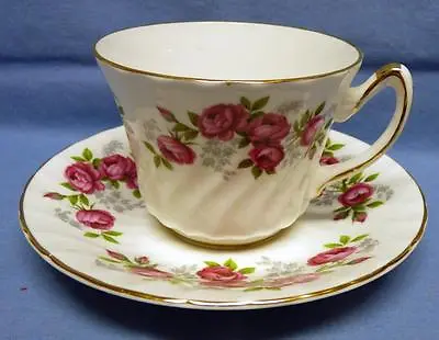 Buy Staffordshire Royal Sutherland  Pattern  Teacup&saucer Fine Bone China  England • 14.19£