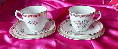Buy Royal Grafton Tea Trio's X 2. (pink Floral Pattern). • 8£