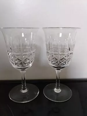 Buy Vintage Thomas Webb Lead Crystal Glasses X2, Cut Bowl, 1935-49, Marked  • 15£