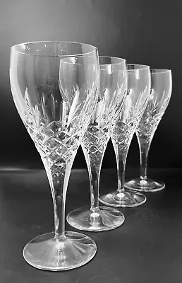 Buy Royal Doulton Lead Crystal Dorchester Large Wine Glasses X4 • 40£