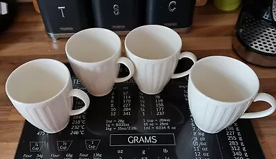 Buy 4 Wedgwood Creamware Ribbed Mugs • 35£
