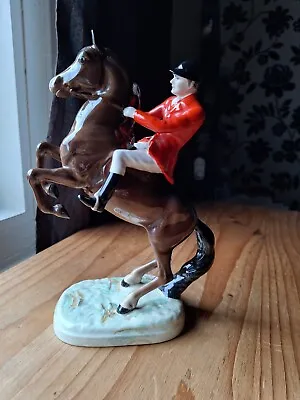 Buy Beautiful Example Beswick Rearing Huntsmans Horse & Rider Model Number 868 • 74.99£