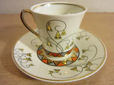 Buy Antique Jewel Adderley Ware Bone China England, Demitasse Tea Cup Saucer • 37.85£
