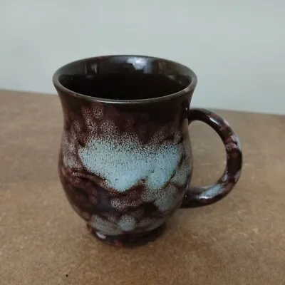 Buy Vintage, Ewenny Welsh Studio Pottery, Tea / Coffee Mug With Twisted Handle 225ml • 7.95£