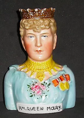 Buy Porcelain Figurine Jug Of HM Queen Mary Wife Of George V  Coronation. 1911 • 4.99£