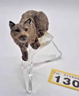 Buy Franklin Mint Alaskan Wildlife Lynx Figurine Sculpture  TFM X1 LOT YAE130 • 15£
