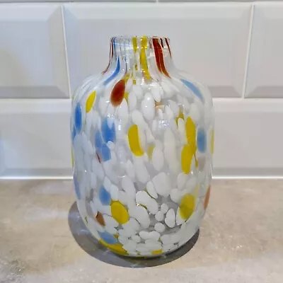 Buy Sass & Belle Small Speckled Glass Vase - New - Height 18cm • 10£