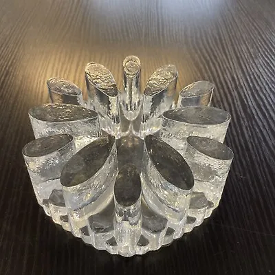 Buy Beautiful Vtg Crystal Glass Tea Light Pot Warmer Textured 14.5 Cm Diameter • 34.99£
