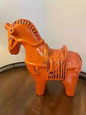 Buy Italian MCM Aldo Londi Bitossi Orange Horse • 651.47£