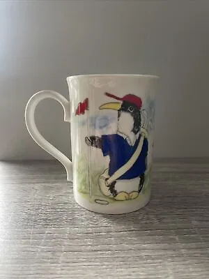 Buy Duchess English Fine Bone China Mug - Penguin Playing Golf - Made In England  • 15£