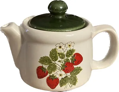 Buy Vintage McCoy Pottery USA Strawberry Cottage Core Small Teapot Creamer  #7129 • 18.21£