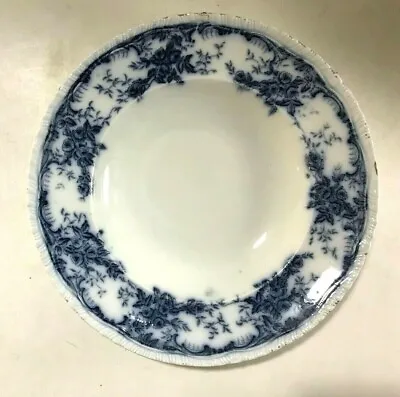 Buy LOT #4: FLOW BLUE ROUND SOUP BOWL FENTON POTTERY / ROYAL CHINA WORKS 1800's • 23.53£