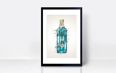 Buy Blue WKD Wicked Glass Bottle Wall Print | A4 | Gift | Home Decor • 3.99£