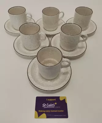 Buy Poole Parkstone Set Of 6 Teacup And 6 Saucers • 24.99£